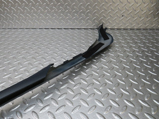W140 front left door window trim used OEM