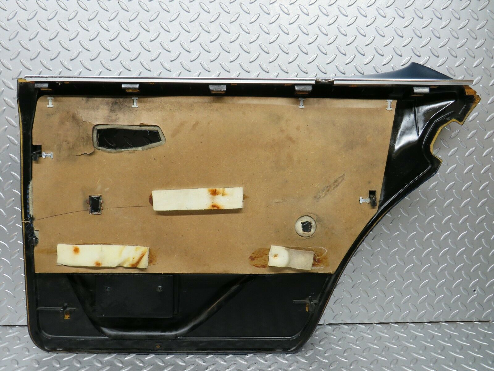 23177 Mercedes-Benz W116 350SE Rear Left Door Card Blue 1167370170