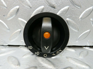 W116 headlight switch black collar and knob used OEM