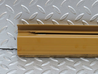 W123 rear left door sill trim palomino used OEM