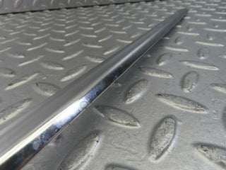 W123 front left door chrome moulding trim used OEM