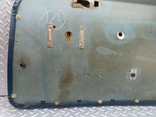 W123 front left door card blue used OEM