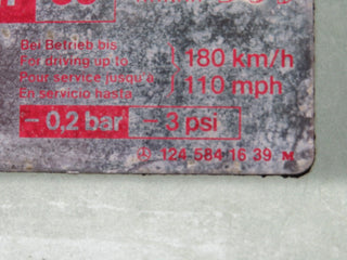 34031 Mercedes-Benz W124 260E Fuel Tank Flap Cap 1245841639