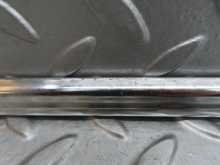 W123 front left door chrome moulding trim used OEM