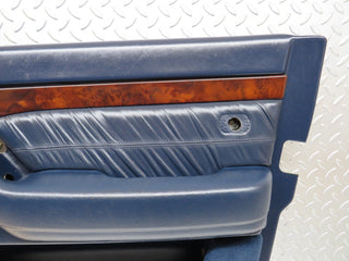 W140 front right door card blue used OEM