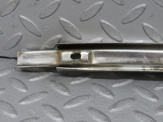 W108 front left door chrome window channel used OEM