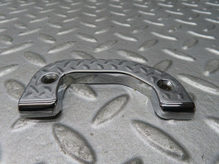 W116 right door interior chrome latch trim used OEM