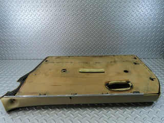 W116 front left door card beige used OEM