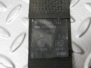 32637 Mercedes-Benz S124 300TE Rear Seat Belt With Buckles 1248607085