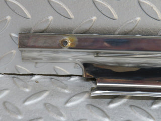 W109 front left door sill chrome used OEM
