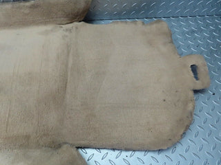 R129 SL front left floor carpet cream used OEM