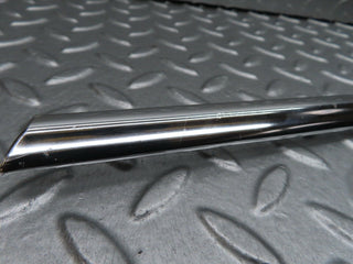 W123 front left door chrome moulding trim used OEM