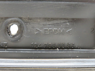 W124 trunk chrome number plate light holder new OEM