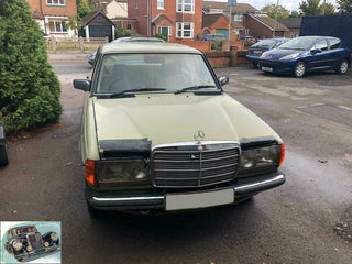 13865 Mercedes-Benz W123 200 Exterior Chrome Door Handle Rear 1237600359