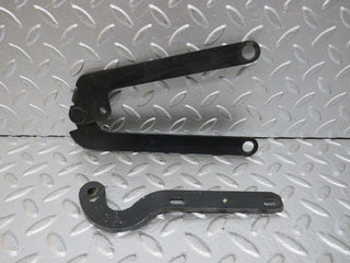 R107 SLC bonnet hinge right side used OEM