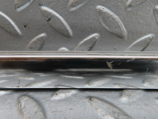 W116 rear right door chrome window channel used OEM
