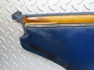 W109 rear left door card blue used OEM