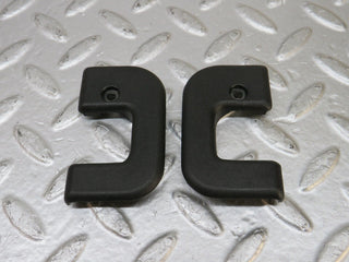W124 interior door latch trim pair used OEM
