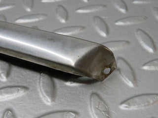 W109 right skirt chrome trim strip used OEM