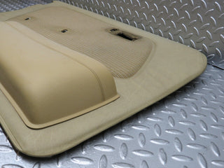 W123 front left door card beige used OEM