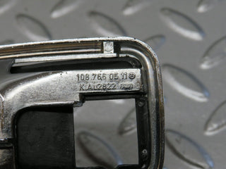 W123 chrome frame for door opener left used OEM