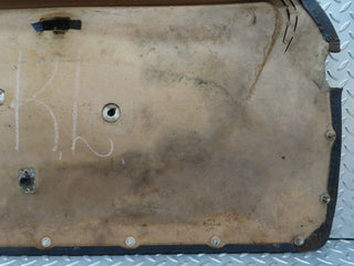 W123 Coupe front left door card blue used OEM