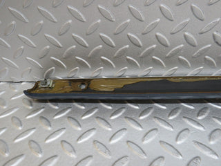 W109 rear left door card top trim blue used OEM