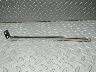 W115 rear left chrome window channel used OEM