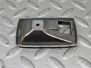 W108 chrome frame for door opener front right used OEM
