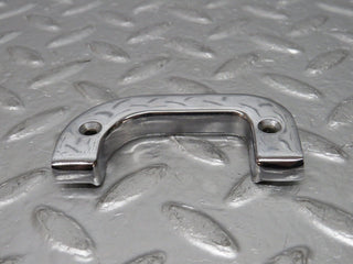 30999 Mercedes-Benz W123 200D Left Interior Chrome Door Latch Trim 1237230124