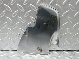 W123 Coupe b pillar chrome cover plate left side used OEM