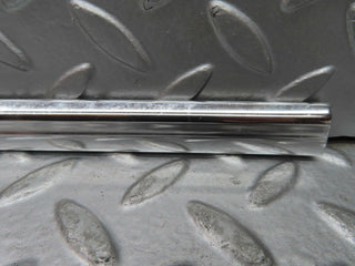 W123 front left door chrome moulding trim used OEM