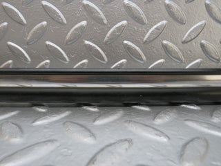 W123 front right door lower moulding trim used OEM