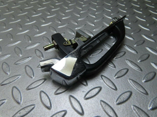 W123 exterior chrome door handle rear right used OEM