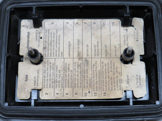 W123 fuse box cover lid used OEM