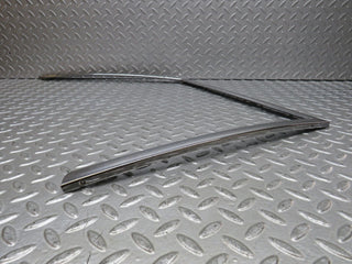 W109 front left door chrome window frame used OEM
