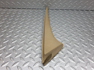 W126 rear left door interior trim beige used OEM