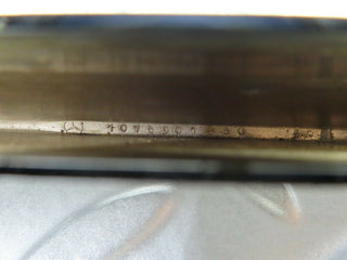 R107 SLC trunk chrome handle moulding right used OEM