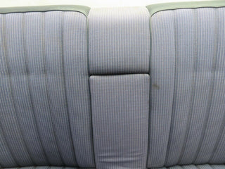 W123 Coupe rear seat blue used OEM