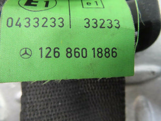 10386 Mercedes-Benz W201 190E Rear Seat Belt 1268601886