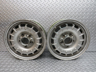 W123 alloy wheel set mexican hat 5.5jx14h2 et30 used OEM