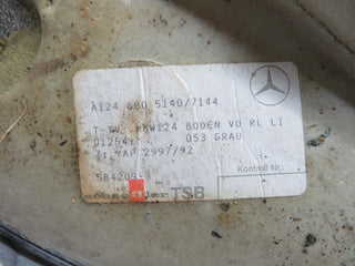 W124 Wagon front left floor mat used OEM