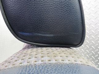 W123 front right driver seat blue used OEM