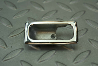 W123 Coupe door lock handle surround chrome used OEM