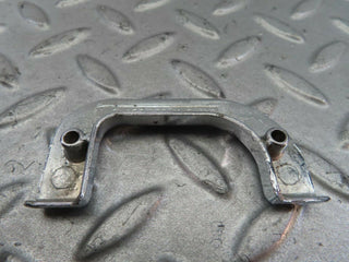 W123 left interior chrome door latch trim used OEM