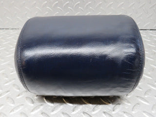 R129 SL front left seat headrest blue leather used OEM