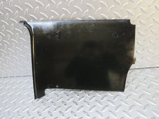 W123 Wagon kick panel trim left black used OEM