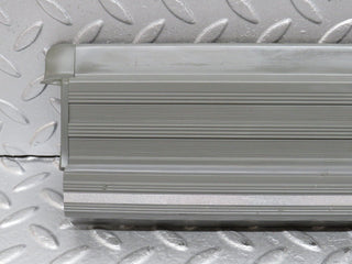 W126 rear left door sill trim grey used OEM