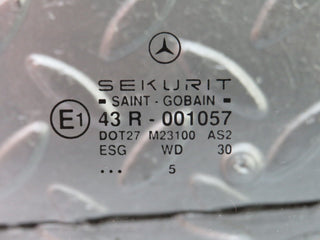 33259 Mercedes-Benz W202 C180 Rear Left Quarter Window Glass 2027350124