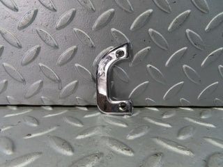 W115 right interior chrome door latch trim used OEM
